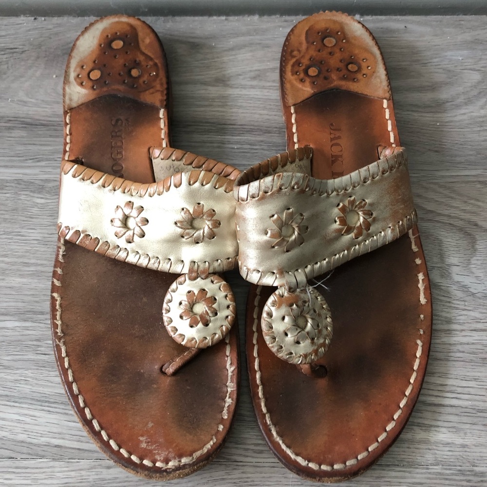 Jack Rogers Metallic 9